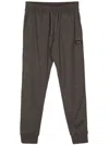 Paul & Shark Logo-plaque Track Pants In Brown