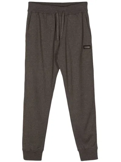 Paul & Shark Logo-plaque Track Pants In Brown