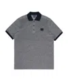 Paul & Shark Logo Polo Shirt In Gray