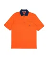 Paul & Shark Logo Polo Shirt In Orange