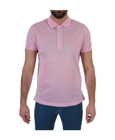 Paul & Shark Logo Polo Shirt In Pink
