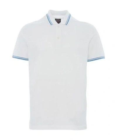 Paul & Shark Logo Polo Shirt In White