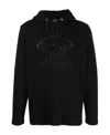 Paul & Shark Logo Print Cotton-jersey Sweatshirt In Black