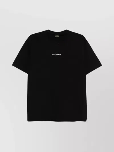 PAUL & SHARK LOGO PRINT COTTON T-SHIRT