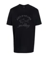 Paul & Shark Logo-print Cotton T-shirt In Black