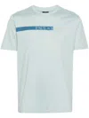 Paul & Shark Printed Crew Neck T-shirt In Green