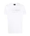 Shop Paul & Shark Logo-print Crew-neck T-shirt In White
