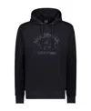 Shop Paul & Shark Logo-print Long-sleeve Hoodie In Black