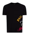 Paul & Shark Logo-print Organic-cotton T-shirt In Black