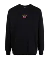 Paul & Shark Logo-print Sweatshirt In Black