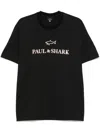 Paul & Shark Logo-print T-shirt In Black