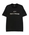 Paul & Shark Logo-print T-shirt In Black