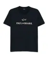 Paul & Shark Logo-print T-shirt In Black