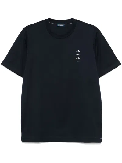 Paul & Shark Logo-print T-shirt In Blue