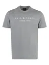 Paul & Shark Crew Neck Lightweight T-shirt In Grey