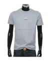 Paul & Shark Logo Printed T-shirt With Round Neck In Gray