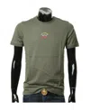 Paul & Shark Logo Printed T-shirt With Round Neck In Green
