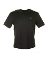 Shop Paul & Shark Logo Round-necked T-shirt In Black
