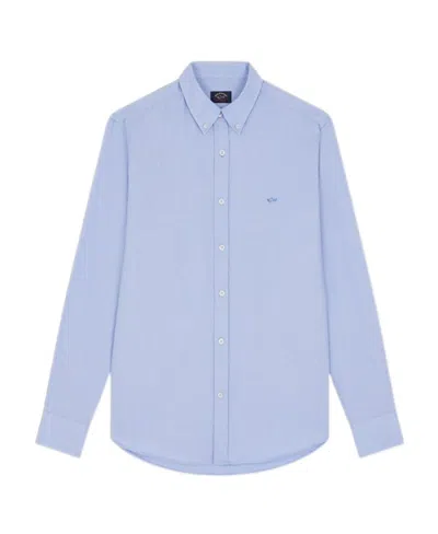 Paul & Shark Logo Shirt In Blue