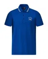 Paul & Shark Logo Short-sleeved Polo Shirt In Blue