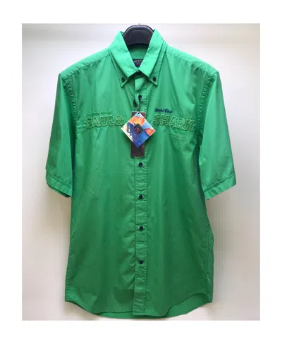 Paul & Shark Logo Short-sleeved Shirt In Green