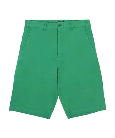 Paul & Shark Logo Shorts In Green