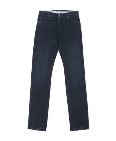 Paul & Shark Logo Stretch Jeans In Black