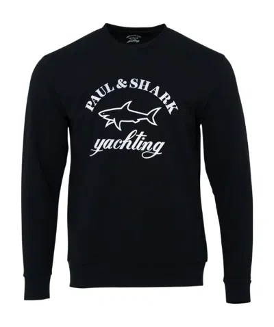 Paul & Shark Logo Sweater In Black