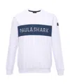 Paul & Shark Logo Sweater In White