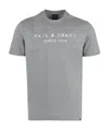 Paul & Shark Crew Neck Lightweight T-shirt In Gray