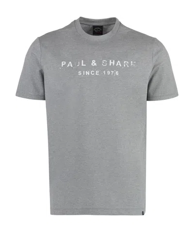 PAUL & SHARK LOGO-PRINT T-SHIRT