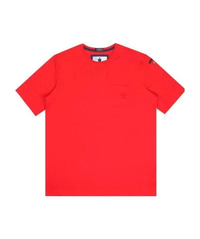 Paul & Shark Logo T-shirt In Red