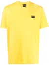 Paul & Shark Round Neck Logo T-shirt In Yellow & Orange