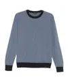 Paul & Shark Long Sleeve Sweater In Gray