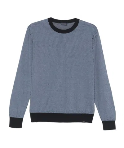 Paul & Shark Long Sleeve Sweater In Gray