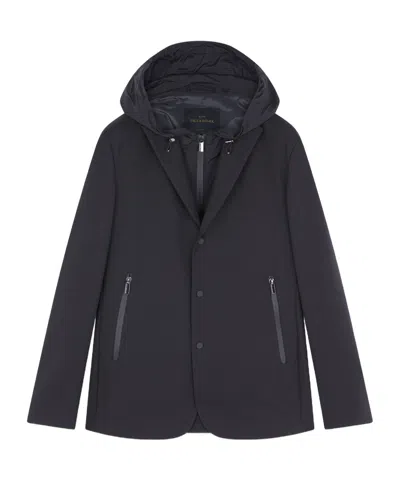 Paul & Shark Long-sleeved Casual Jacket In Black