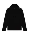 Paul & Shark Long-sleeved Hoodie In Black