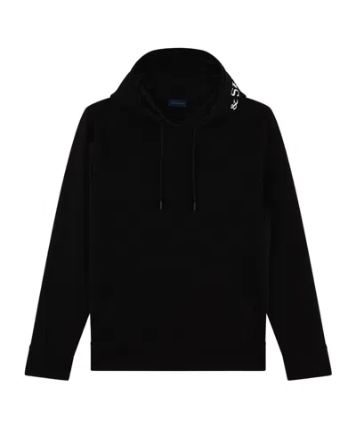 Paul & Shark Long-sleeved Hoodie In Black