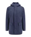 Paul & Shark Long Sleeved Padded Cotton Suit In Blue