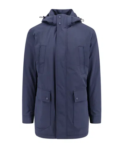 Paul & Shark Long Sleeved Padded Cotton Suit In Blue