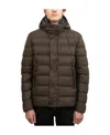 Paul & Shark Long-sleeved Quilted Down Jacket In Black