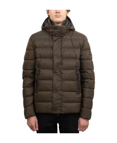 Paul & Shark Long-sleeved Quilted Down Jacket In Black
