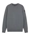 Paul & Shark Long-sleeved Round-neck Sweater In Gray