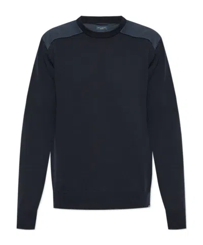 Paul & Shark Long-sleeved Sweater In Black