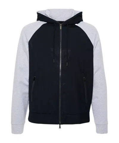 Paul & Shark Long-sleeved Sweater In Black