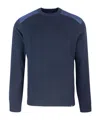 Paul & Shark Long-sleeved Sweater In Blue