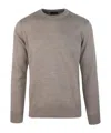 Paul & Shark Crew-neck Sweater In Gray