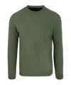 Paul & Shark Sharrk Green Label Crew Neck Sweater In Green