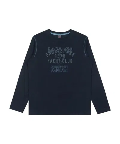 Paul & Shark Long Sleeved T-shirt In Black