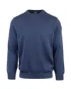 Paul & Shark Maglia Con Scollo A V In Lana Merino Con Badge Iconico In Blue